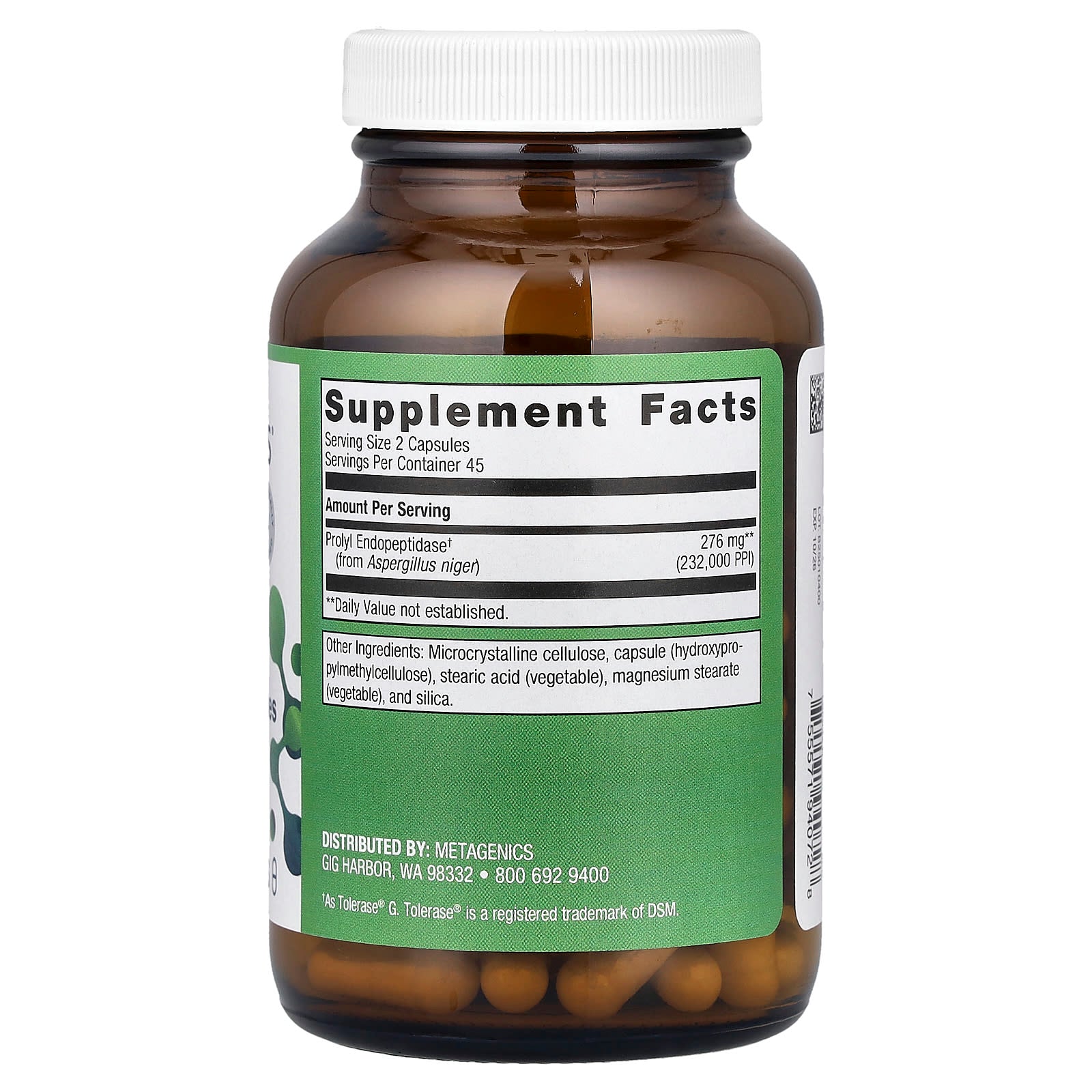 Metagenics, SpectraZyme® Gluten Digest Enzymes, 90 Capsules (138 mg per Capsule) - Image 2