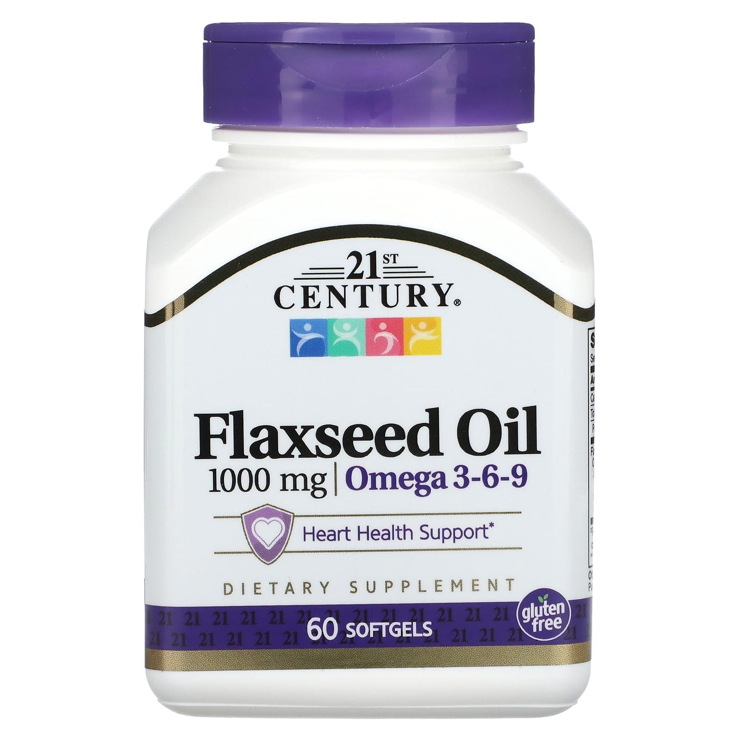Flaxseed Oil Supplement for Heart Health & Omega-3 Support - Image 1