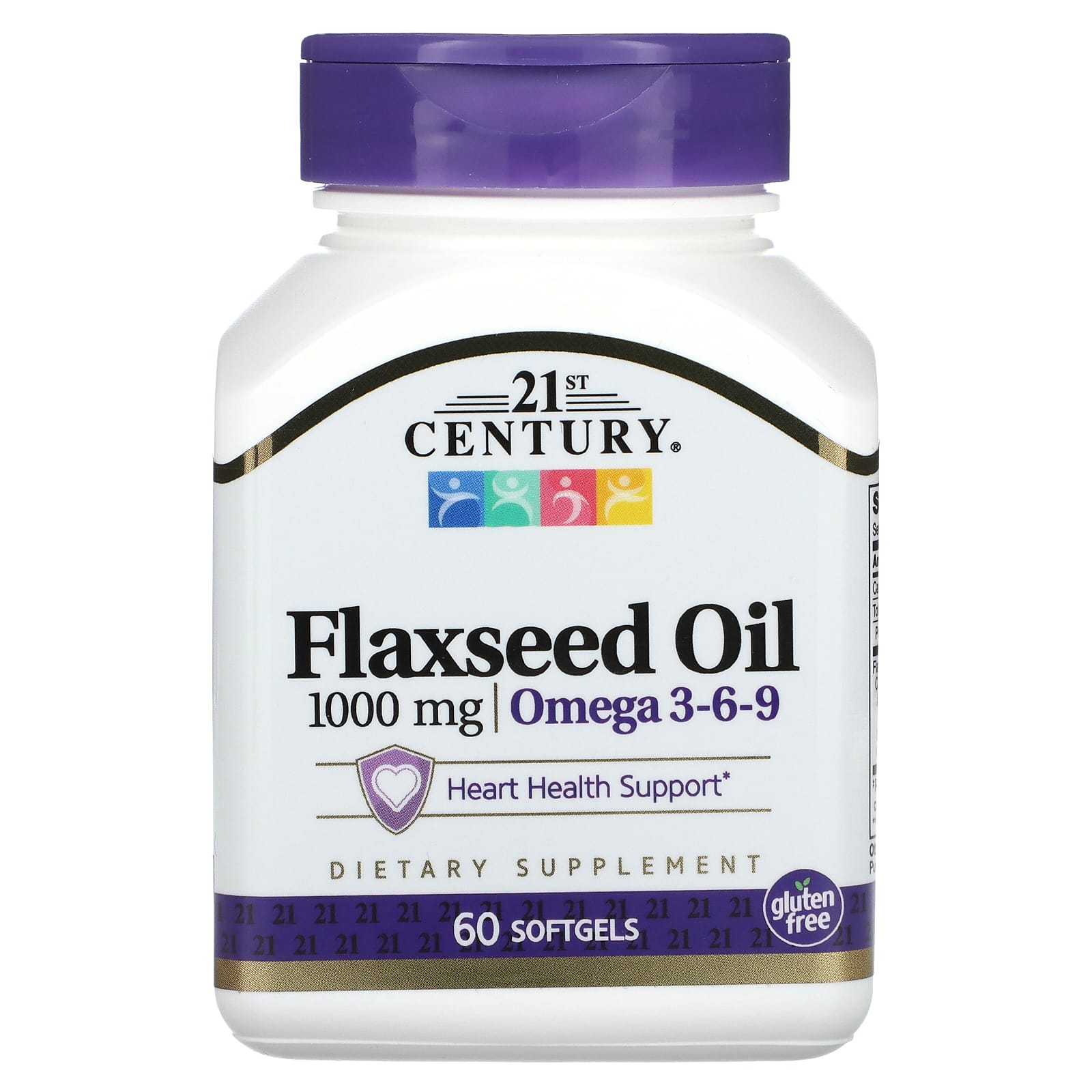 Flaxseed Oil Supplement for Heart Health & Omega-3 Support - Image 1