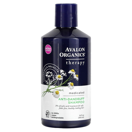 Natural Dandruff Relief with Avalon Organics Anti-Dandruff Shampoo - Image 1