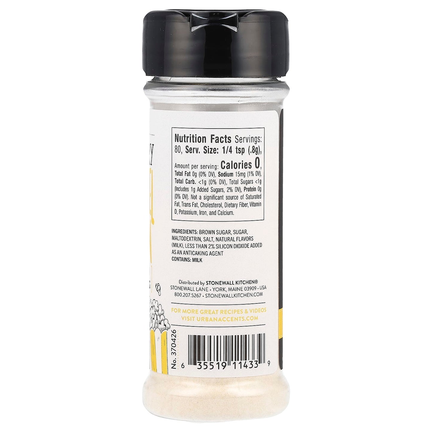 Urban Accents, Popcorn Seasoning, Buttery Caramel Corn, 2.25 oz (64 g) - Image 2