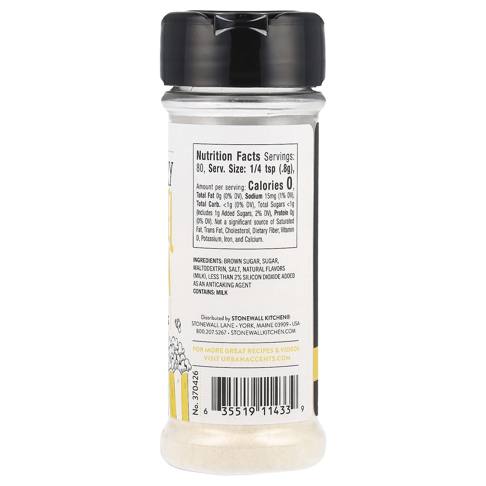 Urban Accents, Popcorn Seasoning, Buttery Caramel Corn, 2.25 oz (64 g) - Image 2