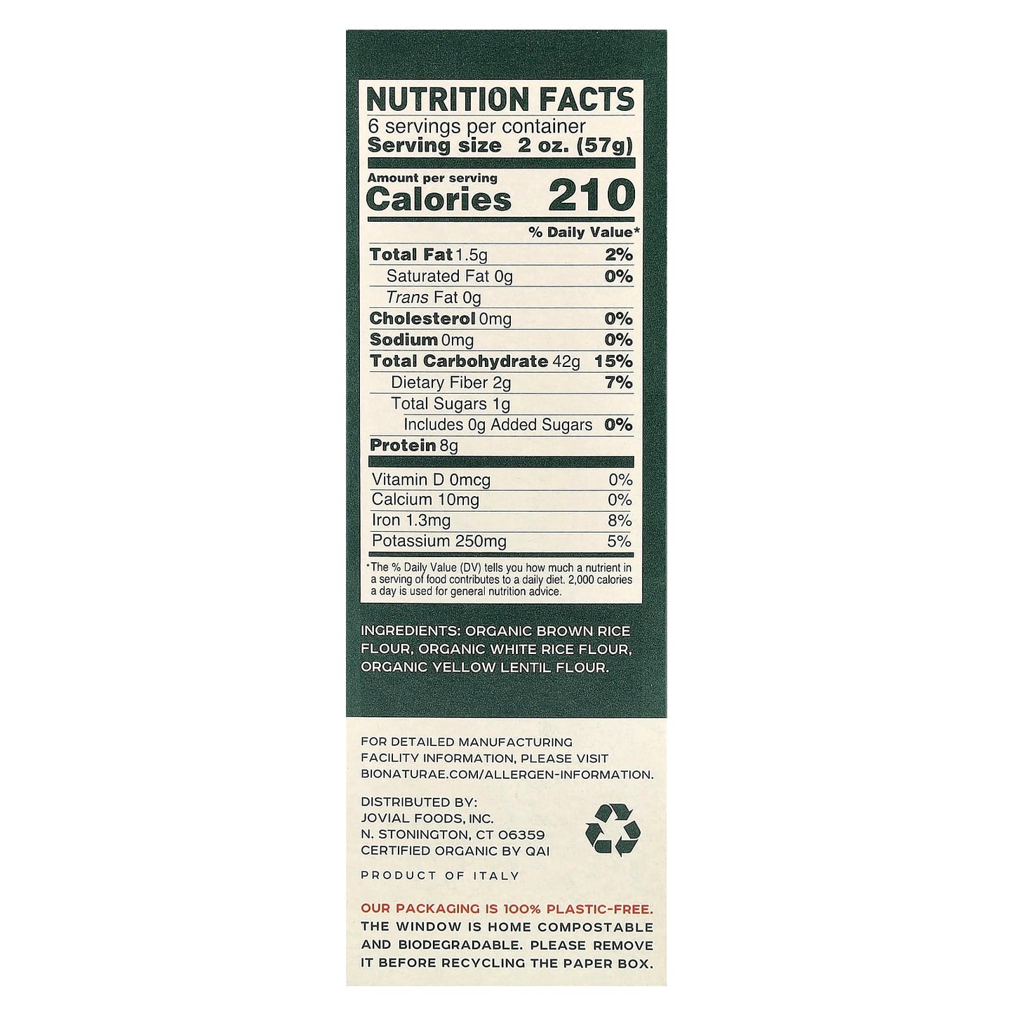 Gluten-Free Fusilli Pasta from Italy - Organic & Delicious - Image 2