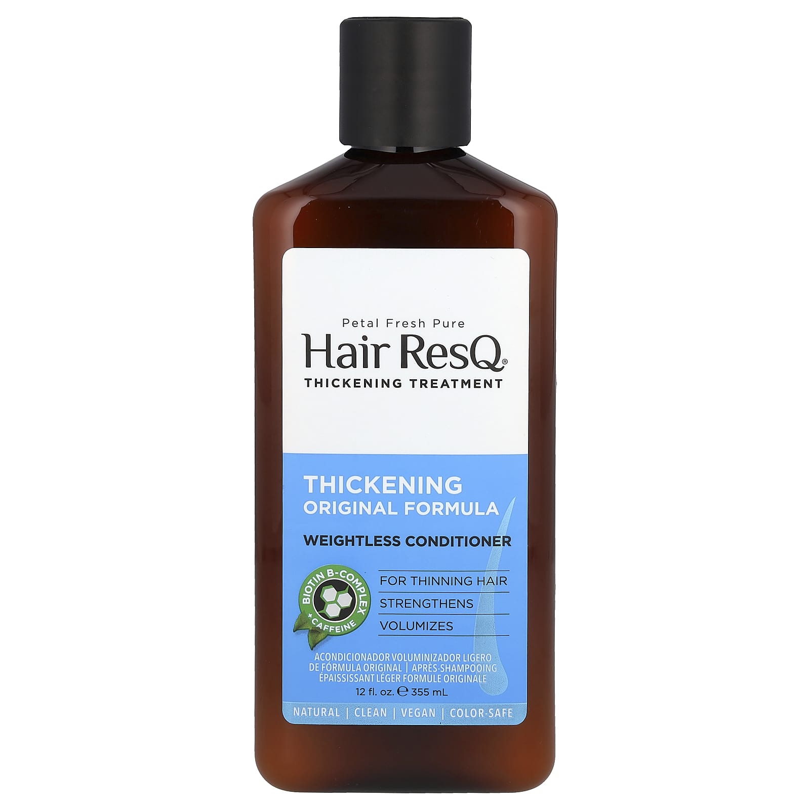 Petal Fresh, Hair ResQ®, Thickening Treatment, Thickening Original Formula Weightless Conditioner, For Thinning Hair, 12 fl oz (355 ml) - Image 1