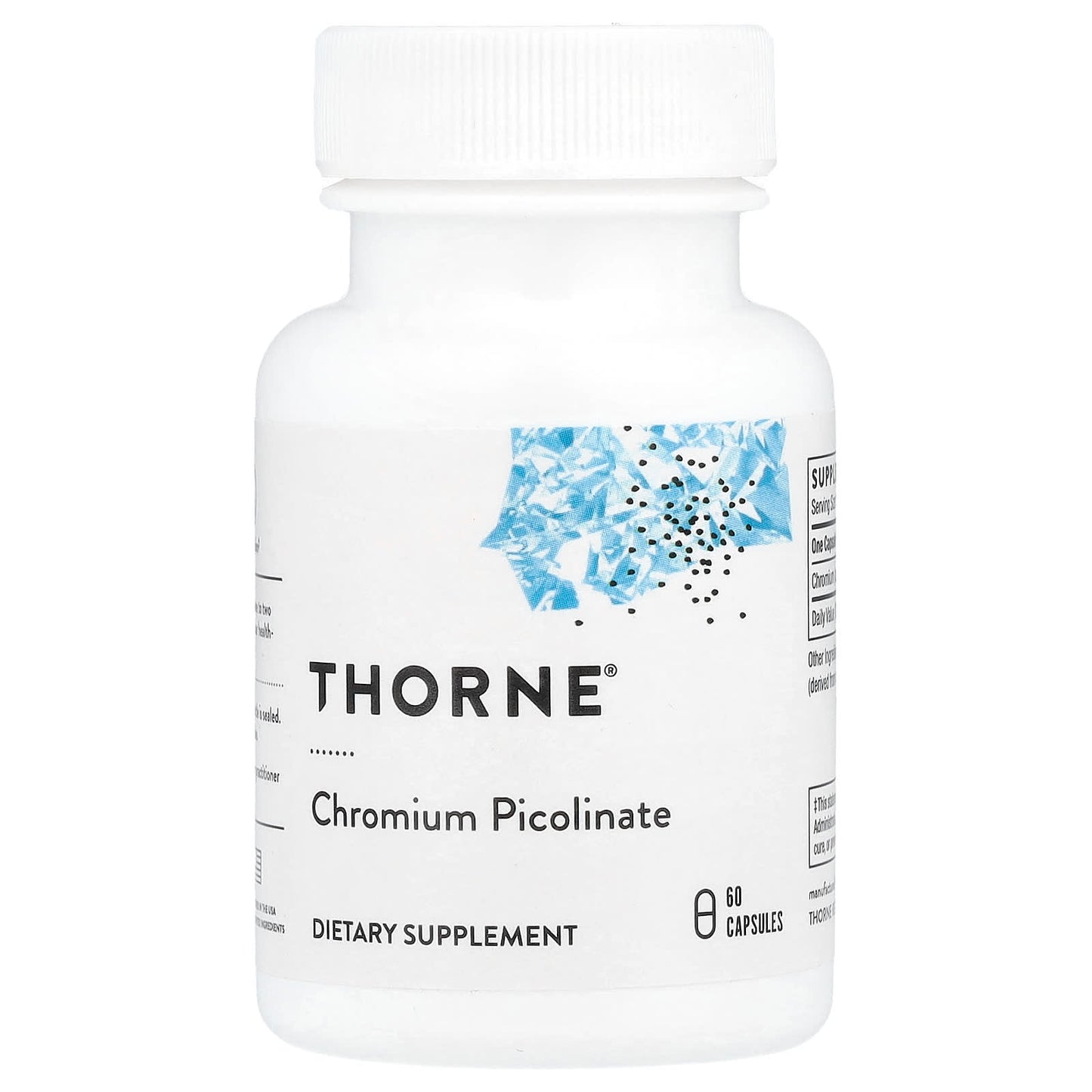 Thorne, Chromium Picolinate, 60 Capsules (500 mcg per Capsule) - Image 1