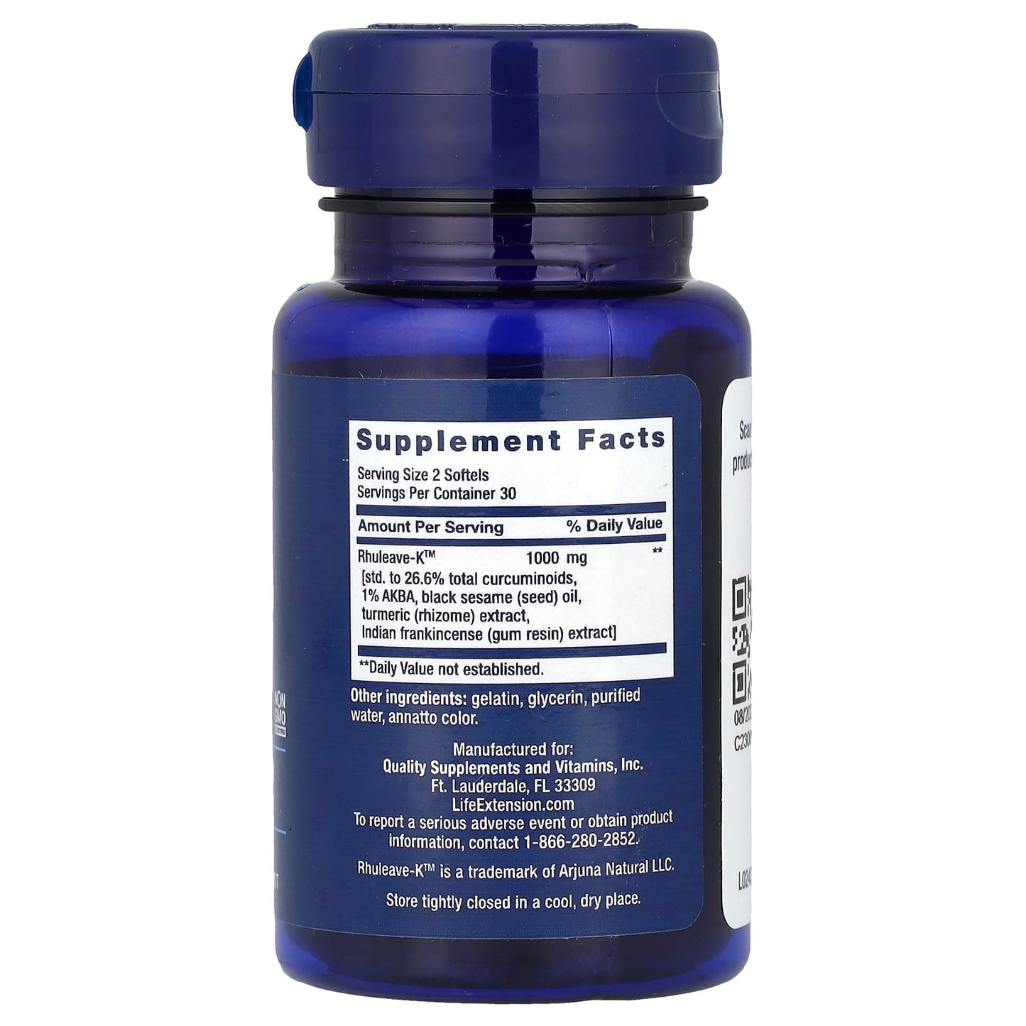 Life Extension, Fast Acting Relief, 60 Softgels - Image 2
