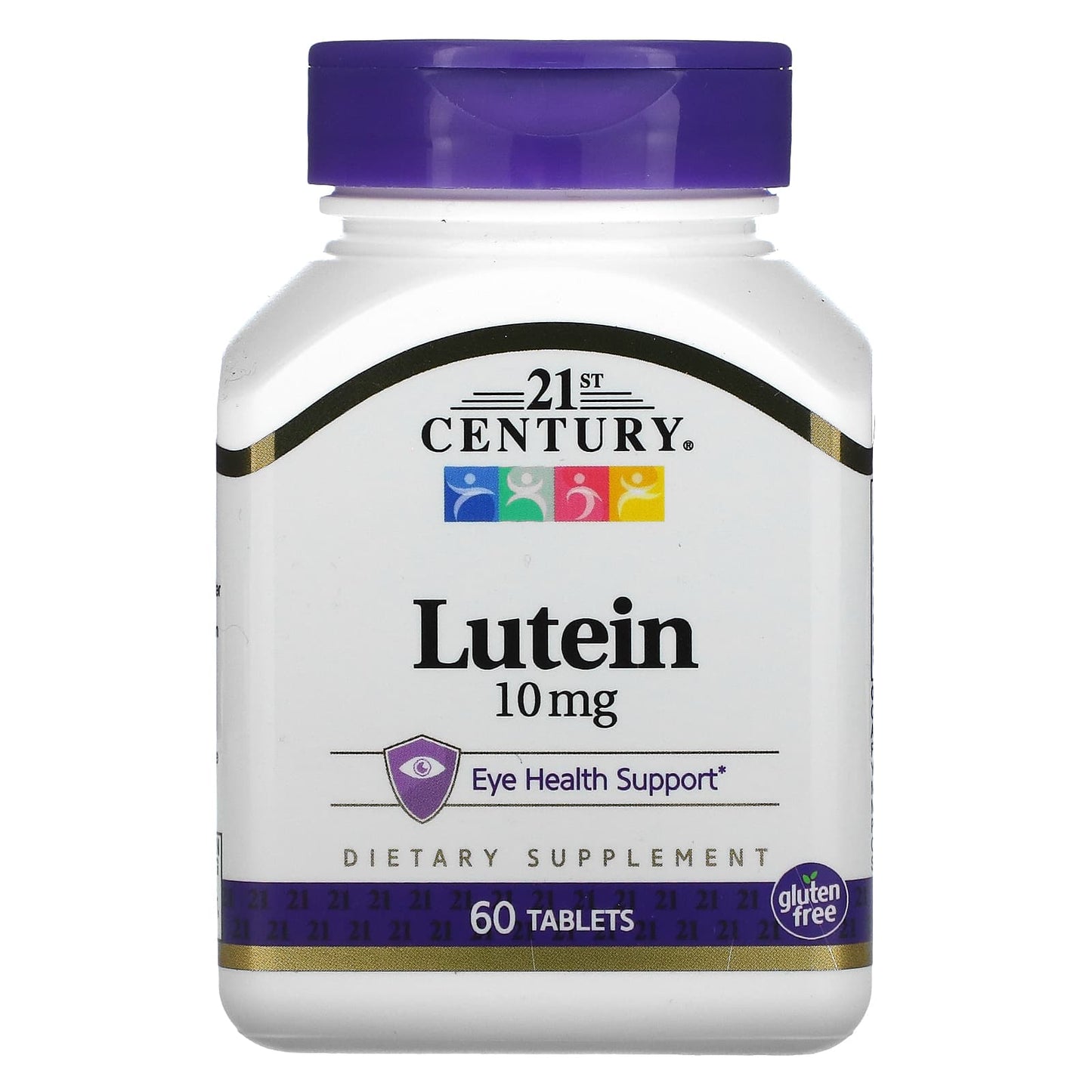 Lutein Eye Health Supplement, 10mg, 60 Tablets, Gluten Free - Image 1