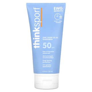 Think Sport SPF 50 Sunscreen for Families - 6 fl oz (177 ml)