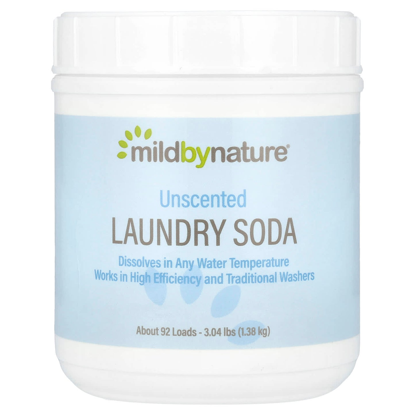 Unscented Laundry Soda by Mild By Nature, 3.04 lbs - Image 1