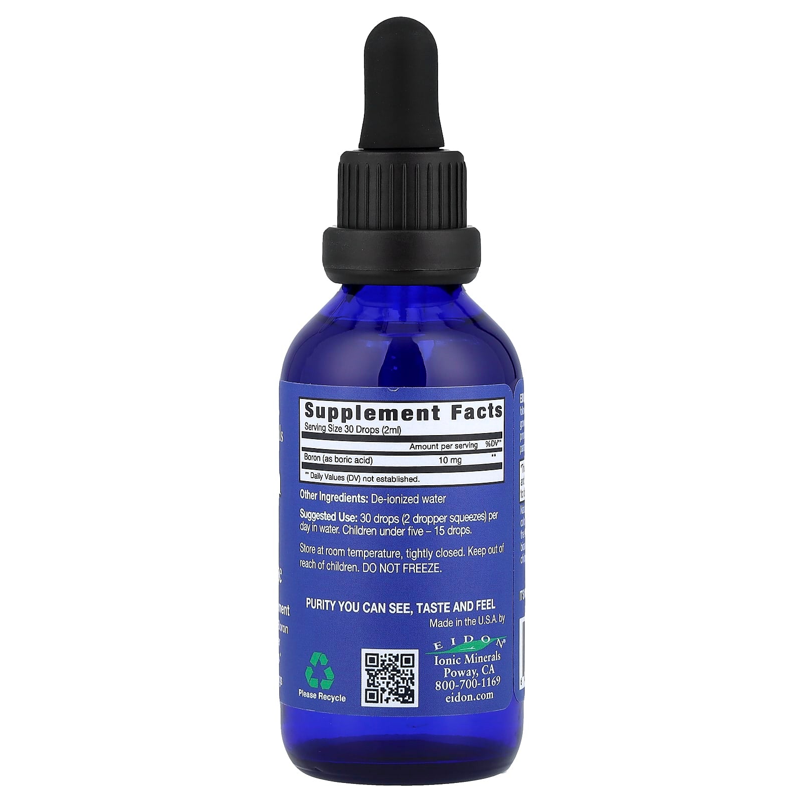 Eidon Ionic Boron Liquid Concentrate - 2 oz (60 ml) - Image 2