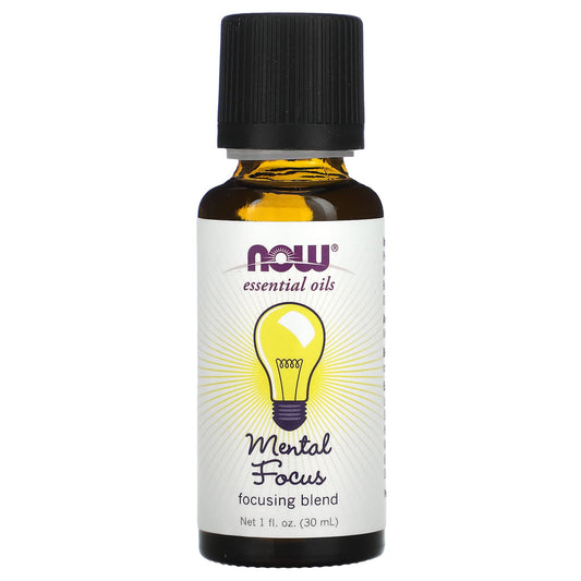 NOW Foods, Essential Oils, Mental Focus, 1 fl oz (30 ml) - Image 1