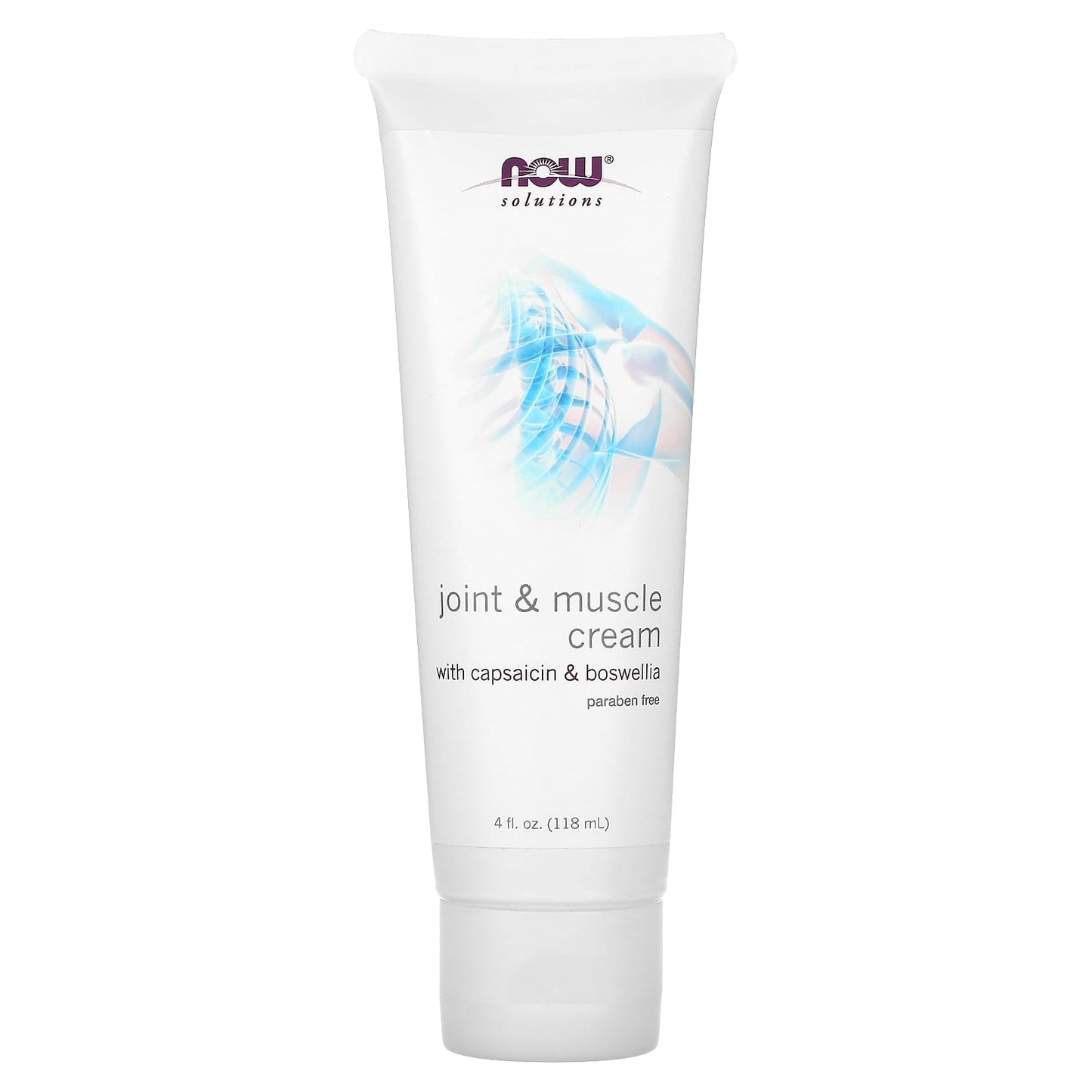 NOW Foods, Solutions, Joint and Muscle Cream, 4 fl oz (118 ml) - Image 1