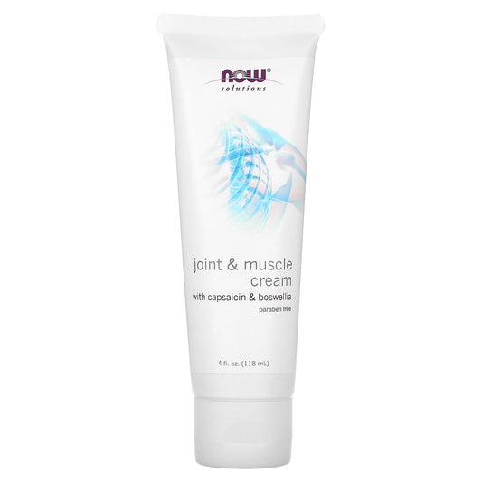 NOW Foods, Solutions, Joint and Muscle Cream, 4 fl oz (118 ml) - Image 1