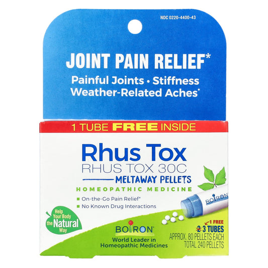 Boiron Rhus Tox 30C - Homeopathic Joint Pain Relief - Image 1