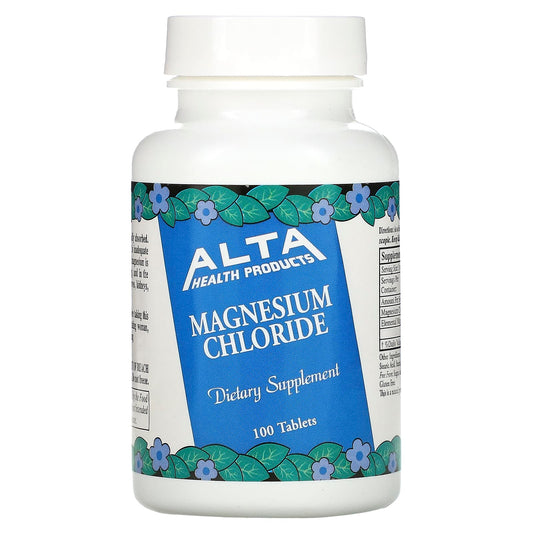 Alta Health Magnesium Chloride Dietary Supplement - 100 Tablets - Image 1