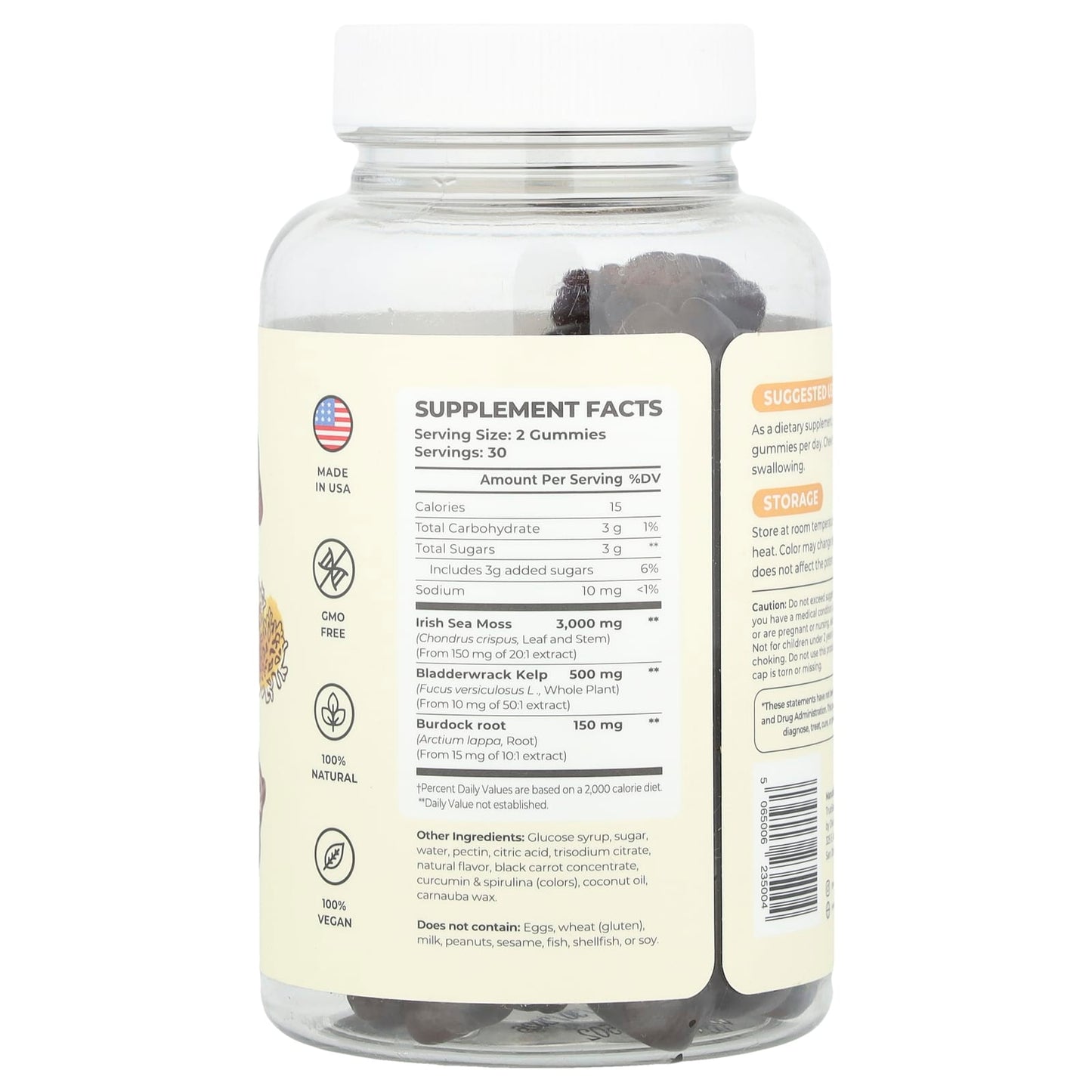 True Sea Moss, Sea Moss Gummies, 60 Gummies - Image 2