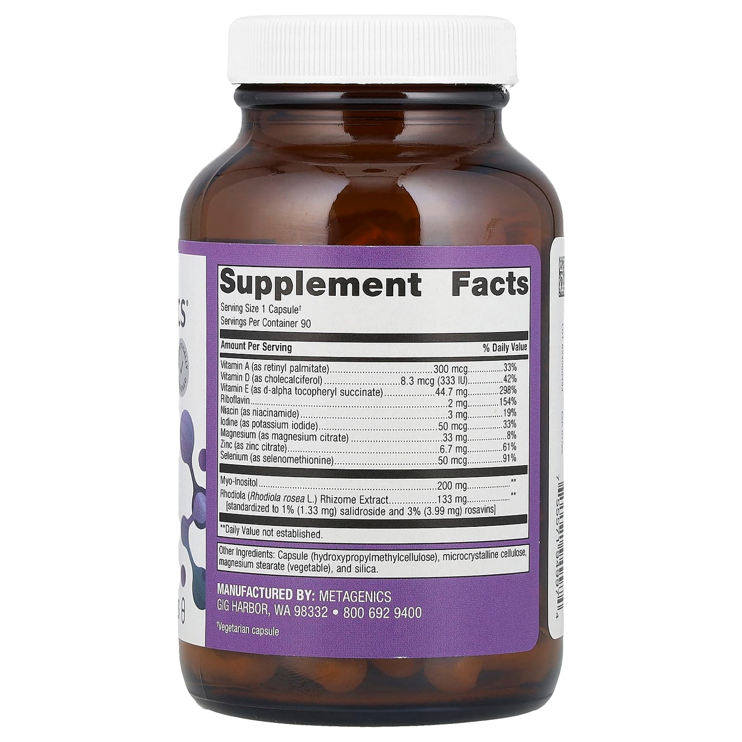 Metagenics, Thyrosol®, 90 Capsules - Image 2