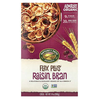 Nature's Path Organic Flax Plus Raisin Bran Cereal, 14 oz