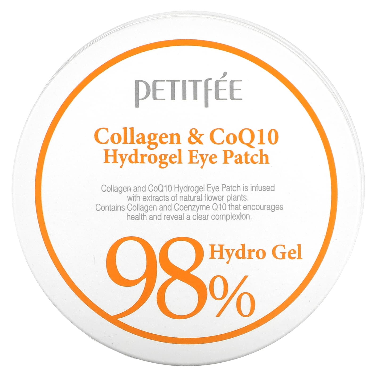 Petitfee, Collagen & CoQ10 Hydrogel Eye Patch, 60 Patches - Image 1