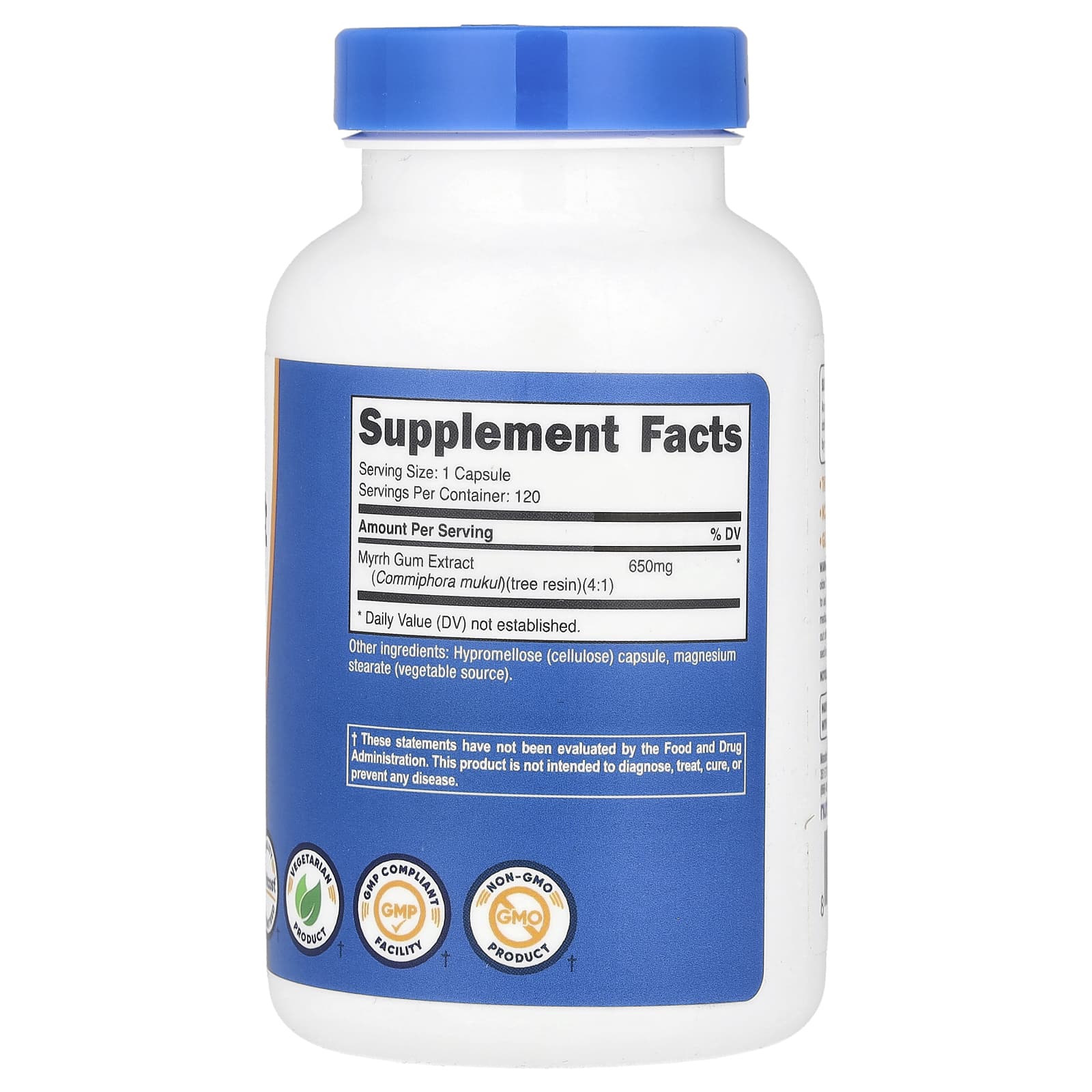 Nutricost, Myrrh Extract, 650 mg, 120 Capsules - Image 2