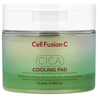 Cica Cooling Pad for Sensitive Skin by Cell Fusion C, 70 Pads
