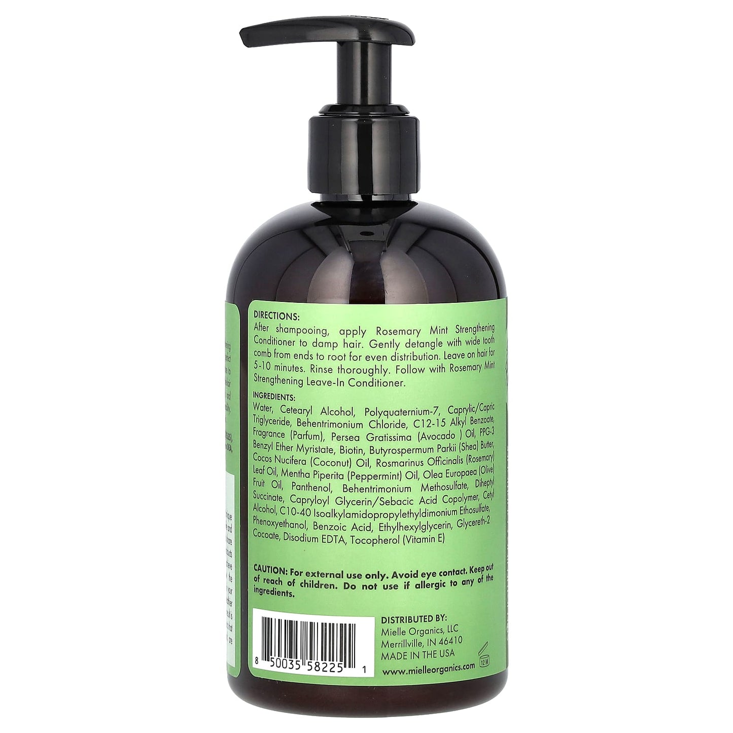 Mielle, Strengthening Conditioner, Rosemary Mint Blend, 12 fl oz (355 ml) - Image 2