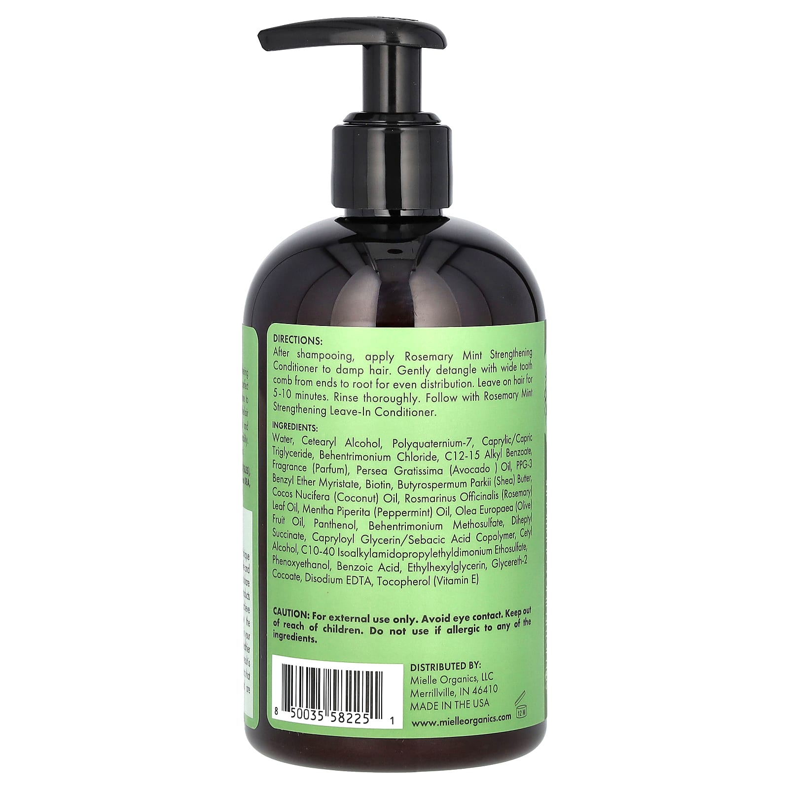 Mielle, Strengthening Conditioner, Rosemary Mint Blend, 12 fl oz (355 ml) - Image 2