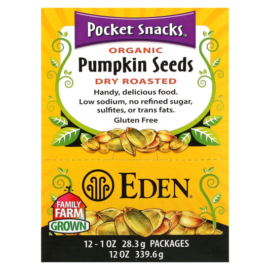 Organic Pumpkin Seeds by Eden Foods - Healthy Snack Food - Image 1