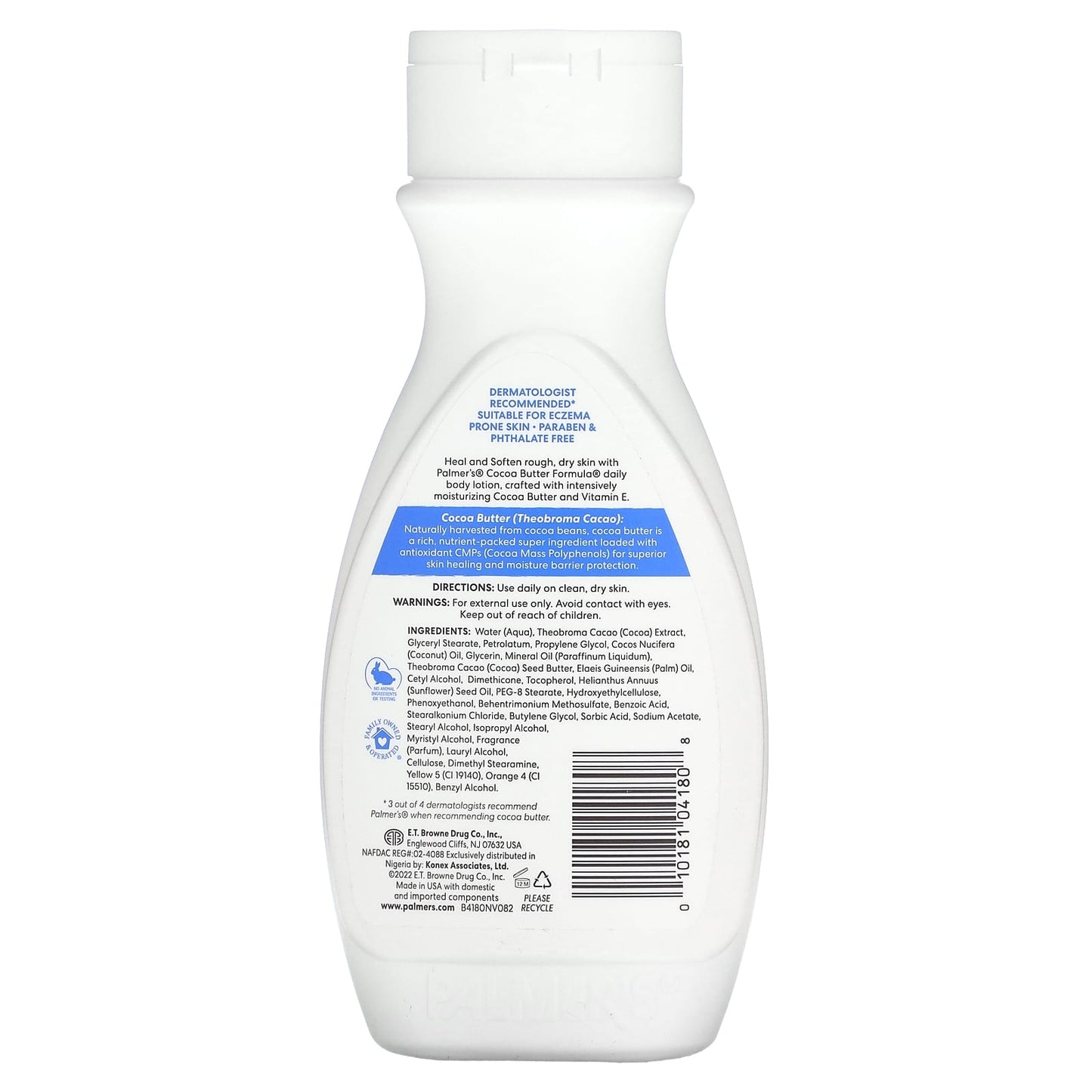 Palmer's, Cocoa Butter Formula® with Vitamin E, Heals Softens, 8.5 fl oz (250 ml) - Image 2