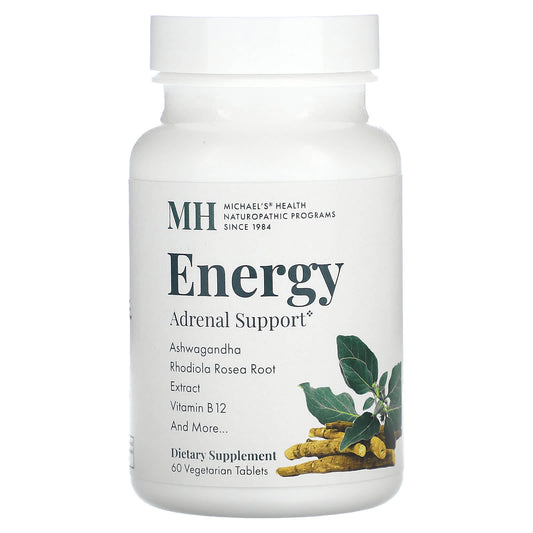 Michael's Health, Energy Adrenal Support, 60 Vegetarian Tablets - Image 1