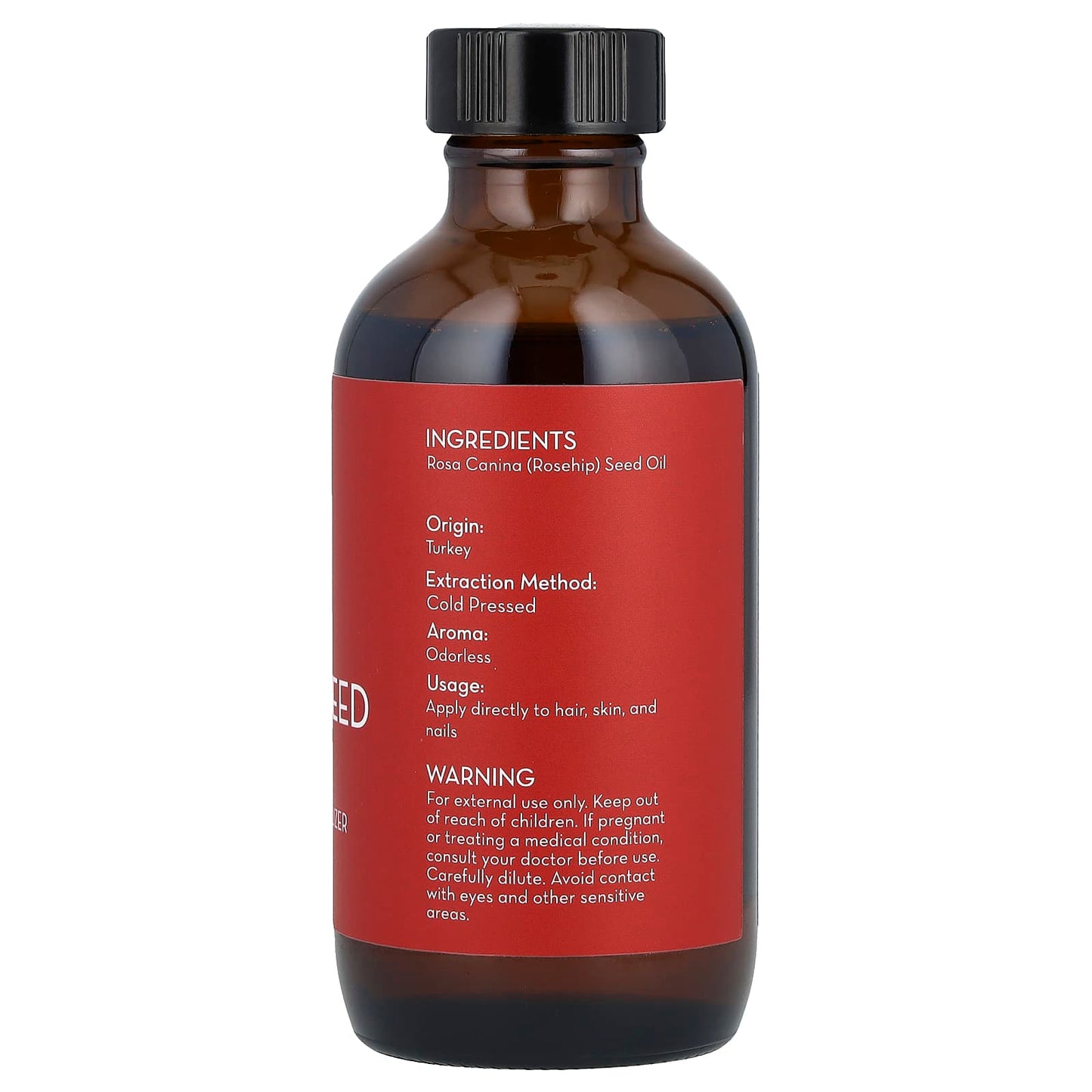 Pure Body Naturals, Rosehip Seed Oil, 4 fl oz (118 ml) - Image 2