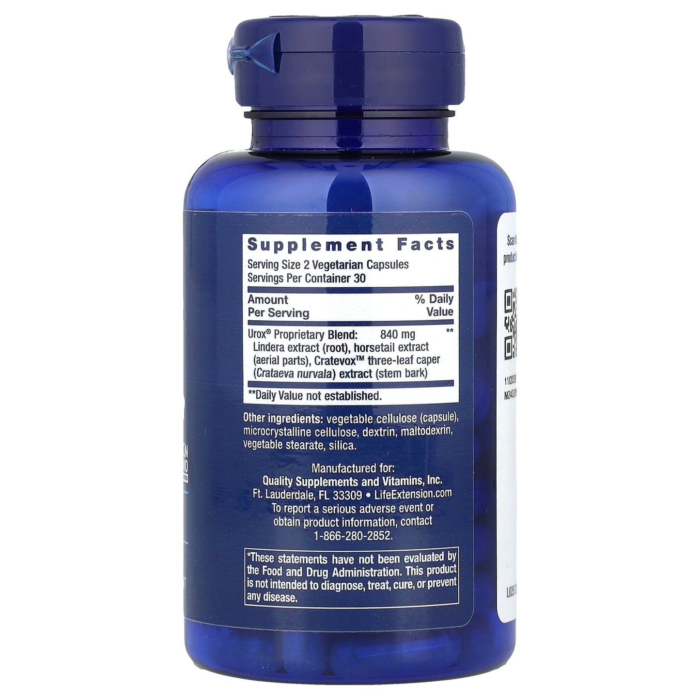 Life Extension, Women's Health, Women's Bladder Support, 60 Vegetarian Capsules - Image 2