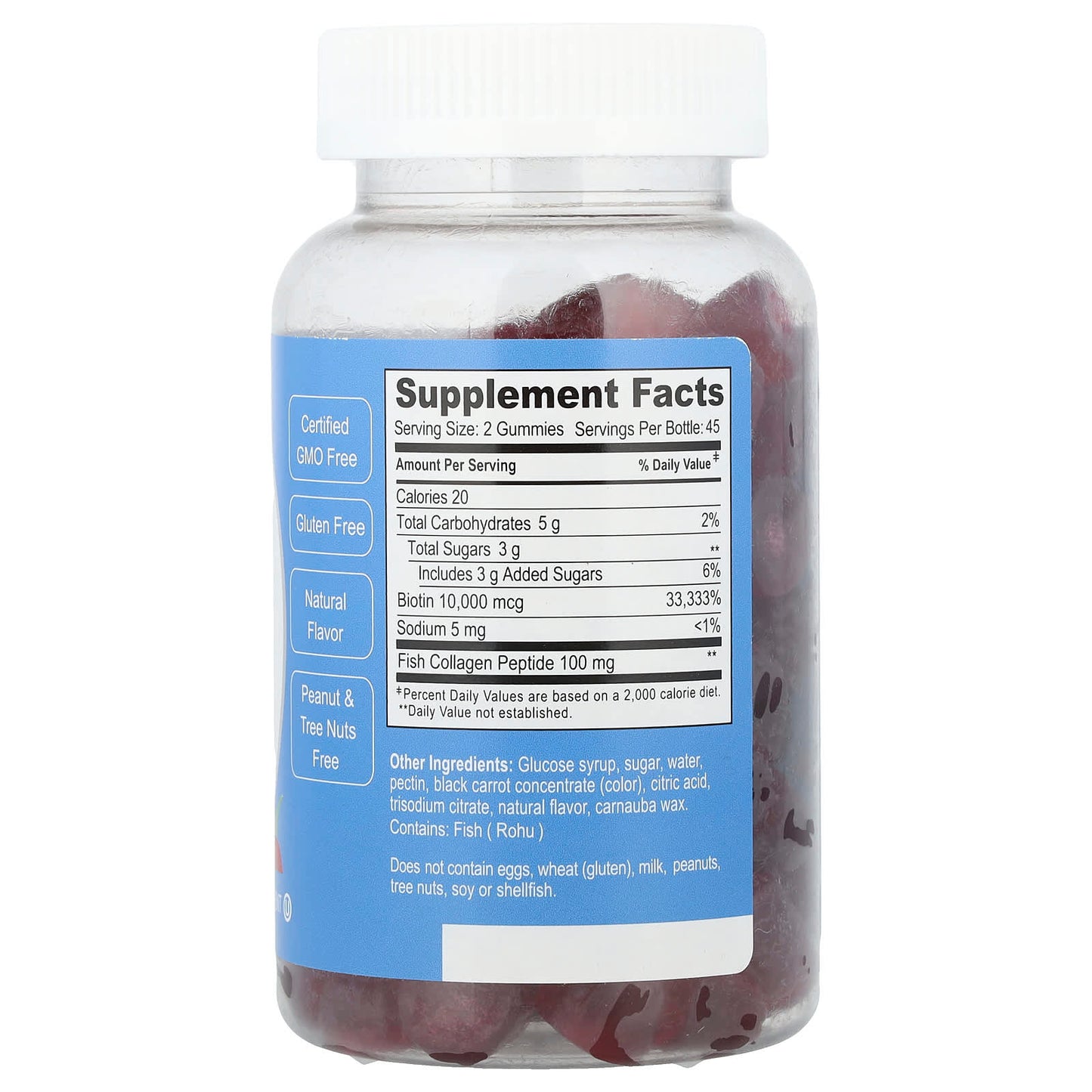 <strong>Collagen Gummies with Biotin for Healthy Hair, Skin, and Joints</strong> by Doctor's Finest - 90 Count - Image 2