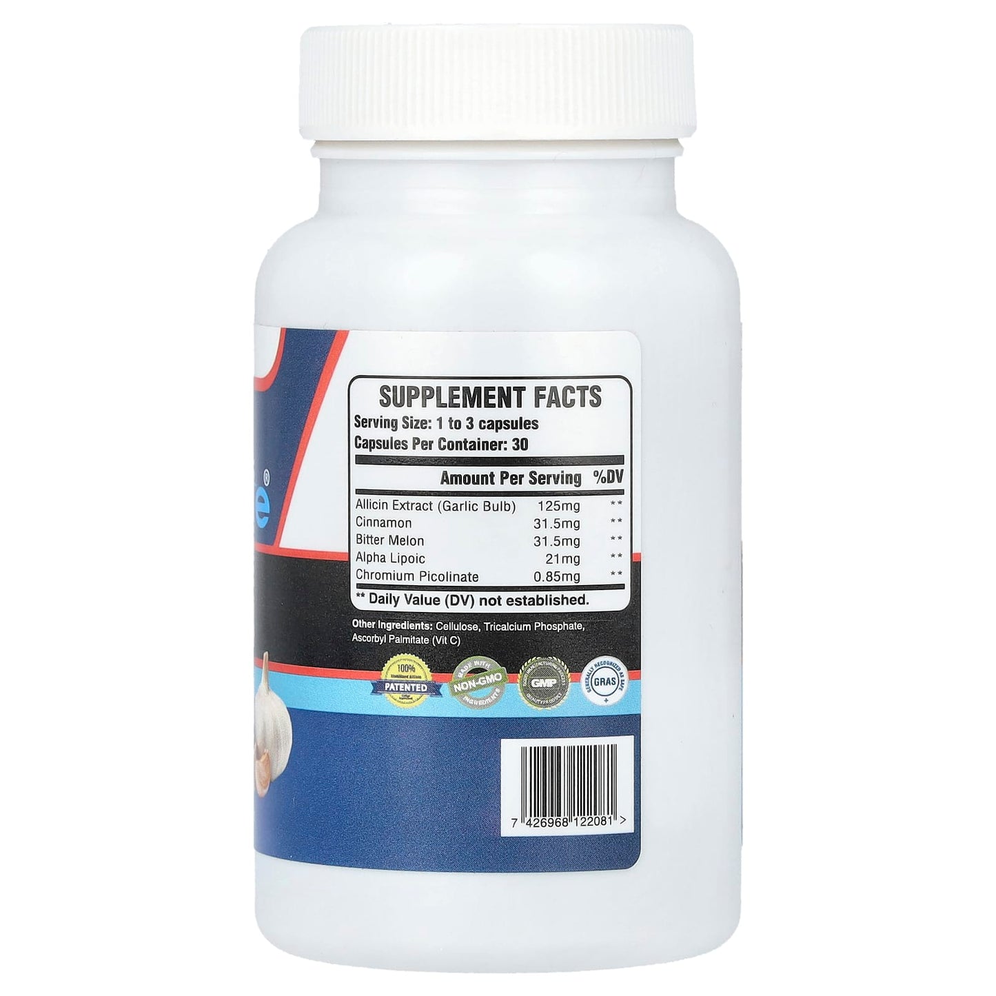 Allimax Diabalife 450mg Allicin Capsules for Blood Glucose Support - Image 2