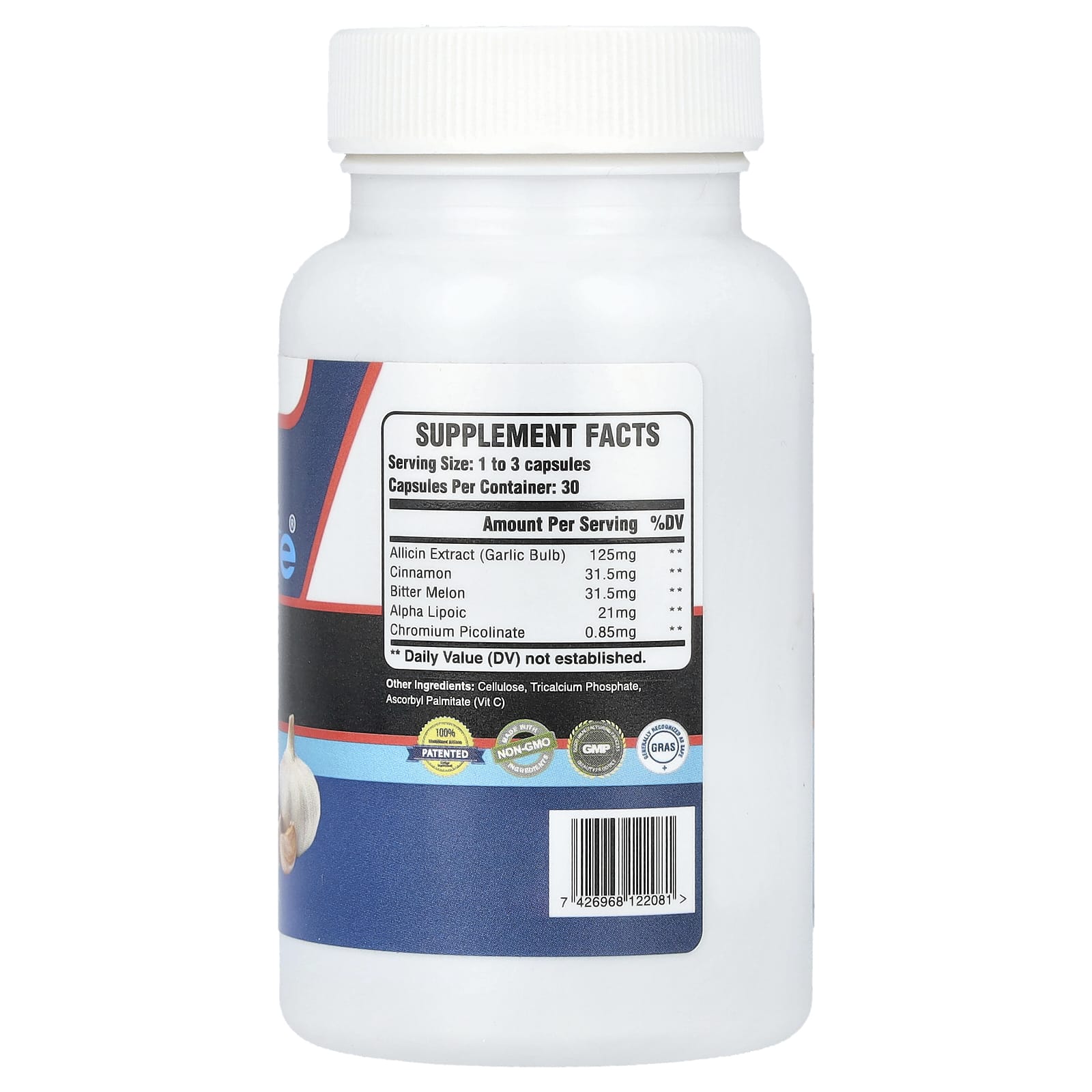 Allimax Diabalife 450mg Allicin Capsules for Blood Glucose Support - Image 2
