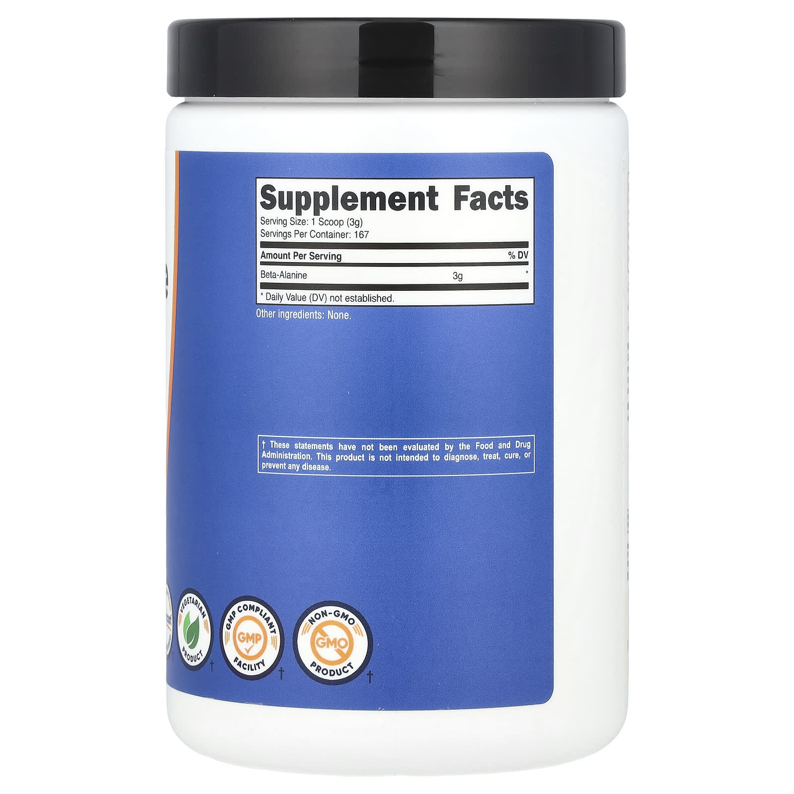 Nutricost, Beta-Alanine, Unflavored, 17.9 oz (500 g) - Image 2