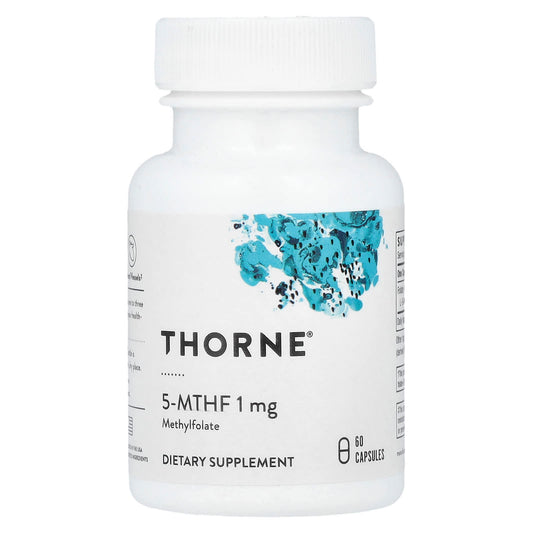 Thorne, 5-MTHF, 1 mg, 60 Capsules - Image 1