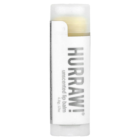 "Hurraw! Unscented Lip Balm - Natural, Cruelty-Free, and Organically Sourced" - Image 1