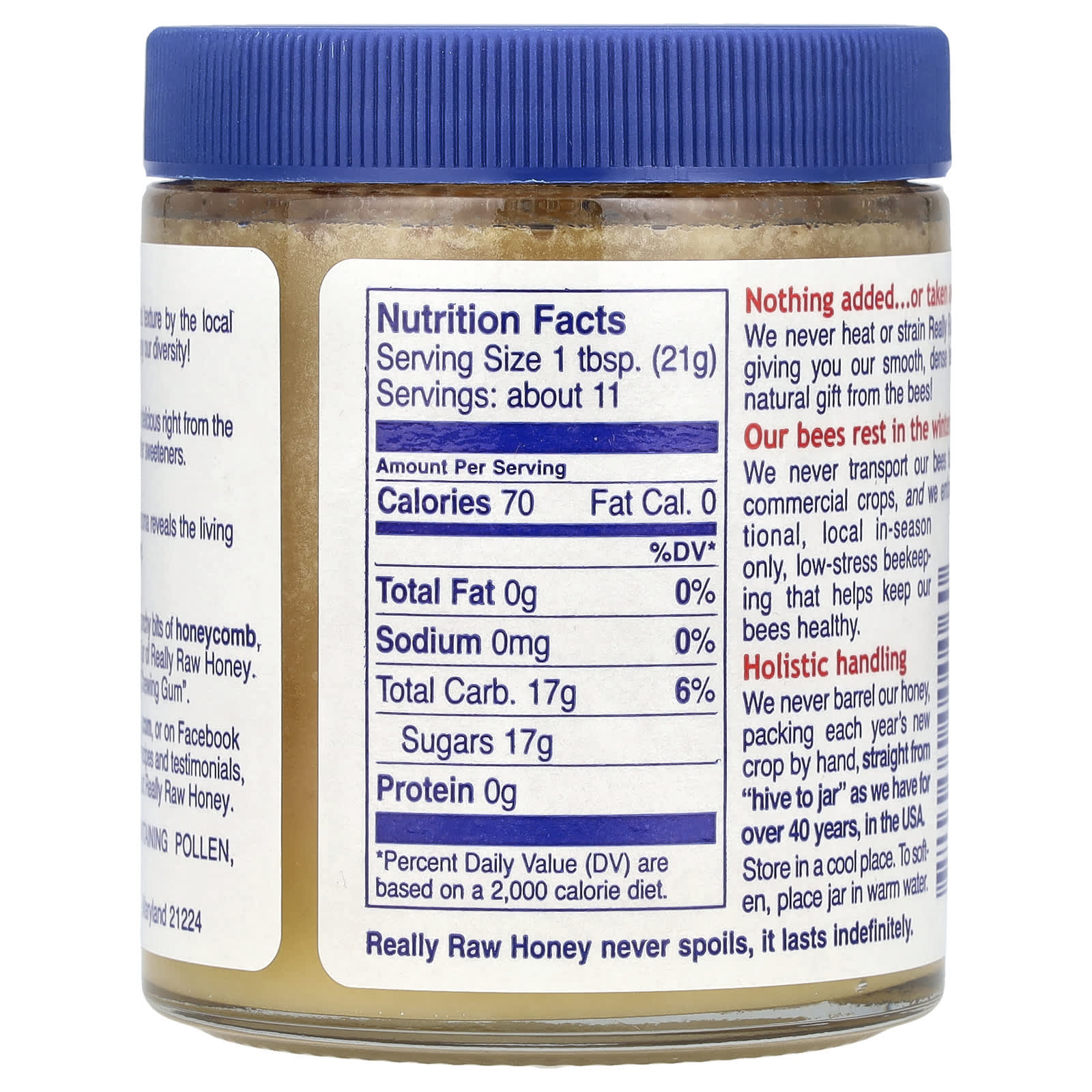 Really Raw Honey, 8 oz (226 g) - Image 2