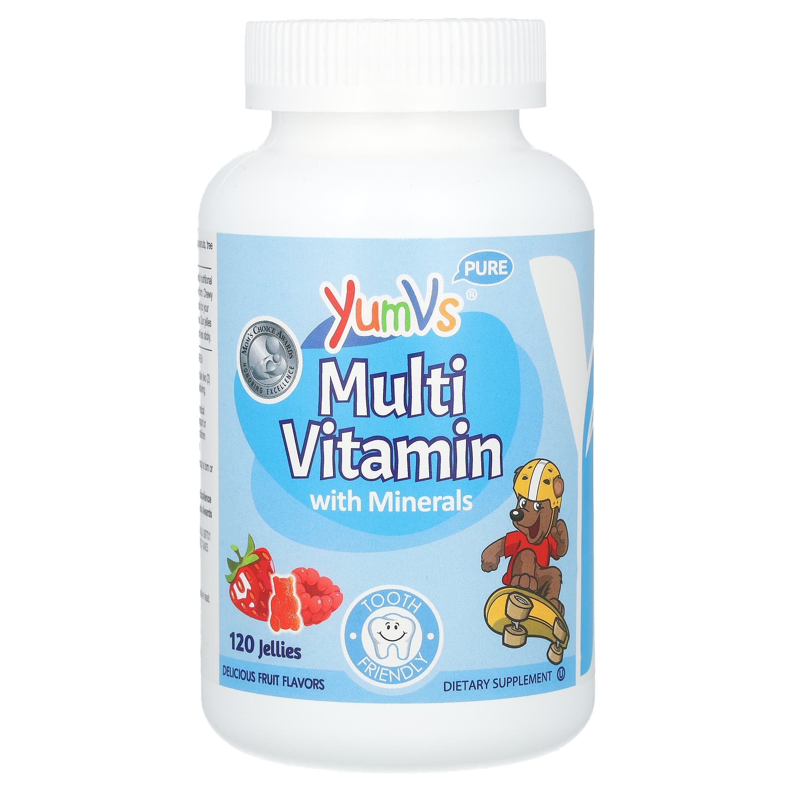 YumVs, Multi Vitamin with Minerals, Delicious Fruit, 120 Jellies - Image 1