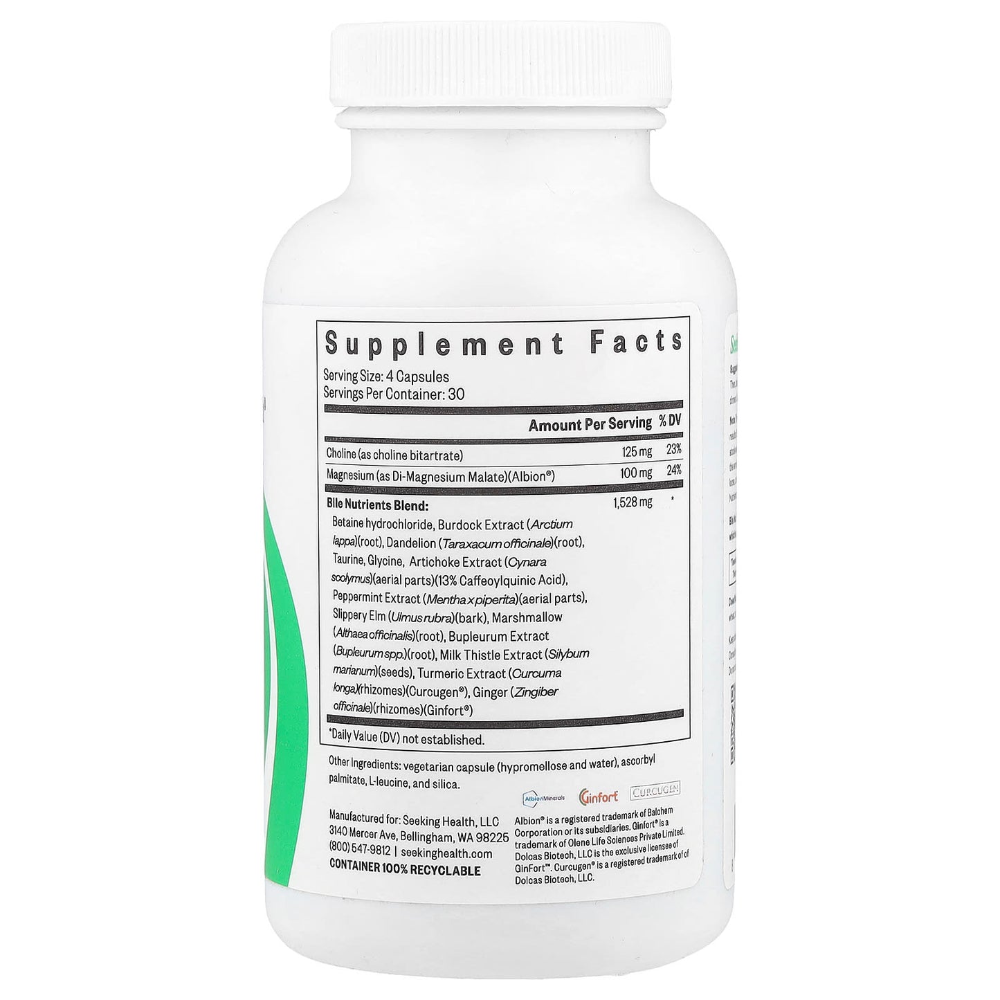 Seeking Health, Bile Nutrients, 120 Capsules - Image 2