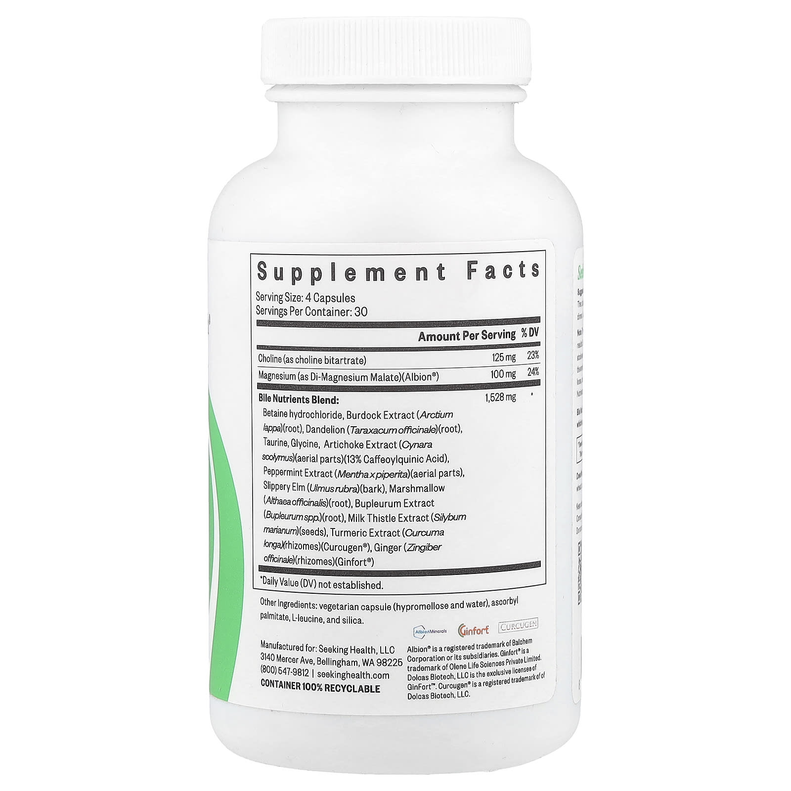 Seeking Health, Bile Nutrients, 120 Capsules - Image 2