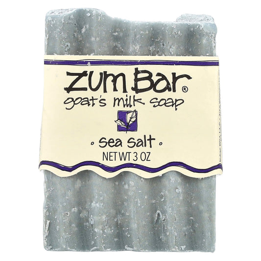 ZUM, Zum Bar®, Goat's Milk  Soap, Sea Salt, 3 oz - Image 1