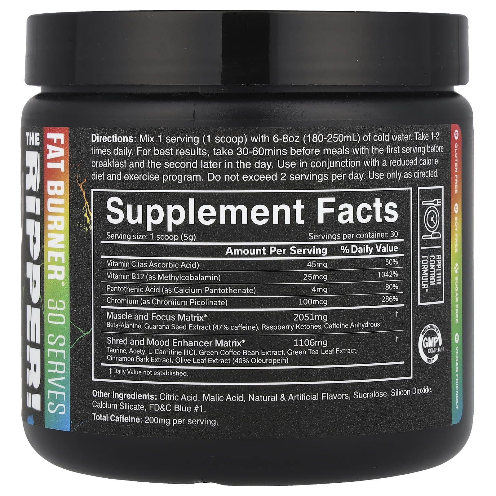JNX Sports Fat Burner, The Ripper - Appetite Control & Energy - Image 2