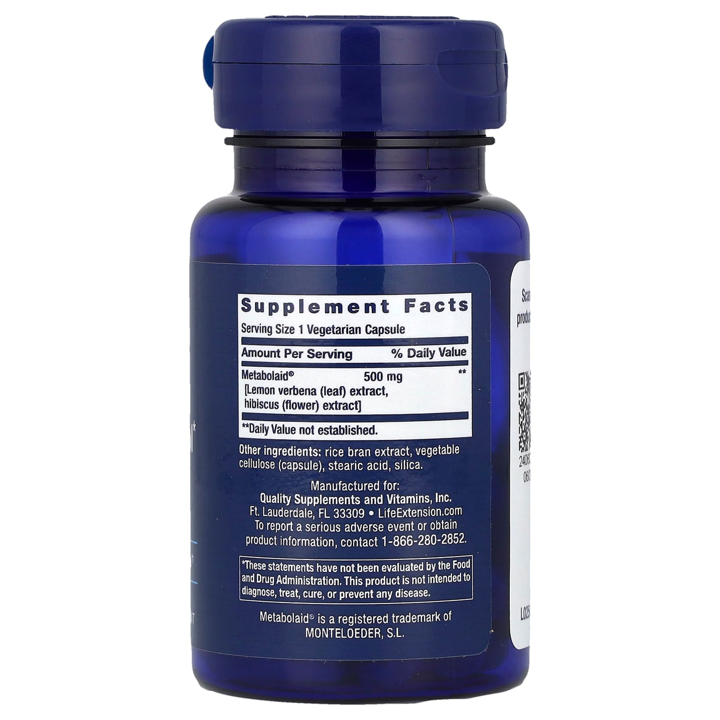 Life Extension, Body Trim and Appetite Control, 30 Vegetarian Capsules - Image 2
