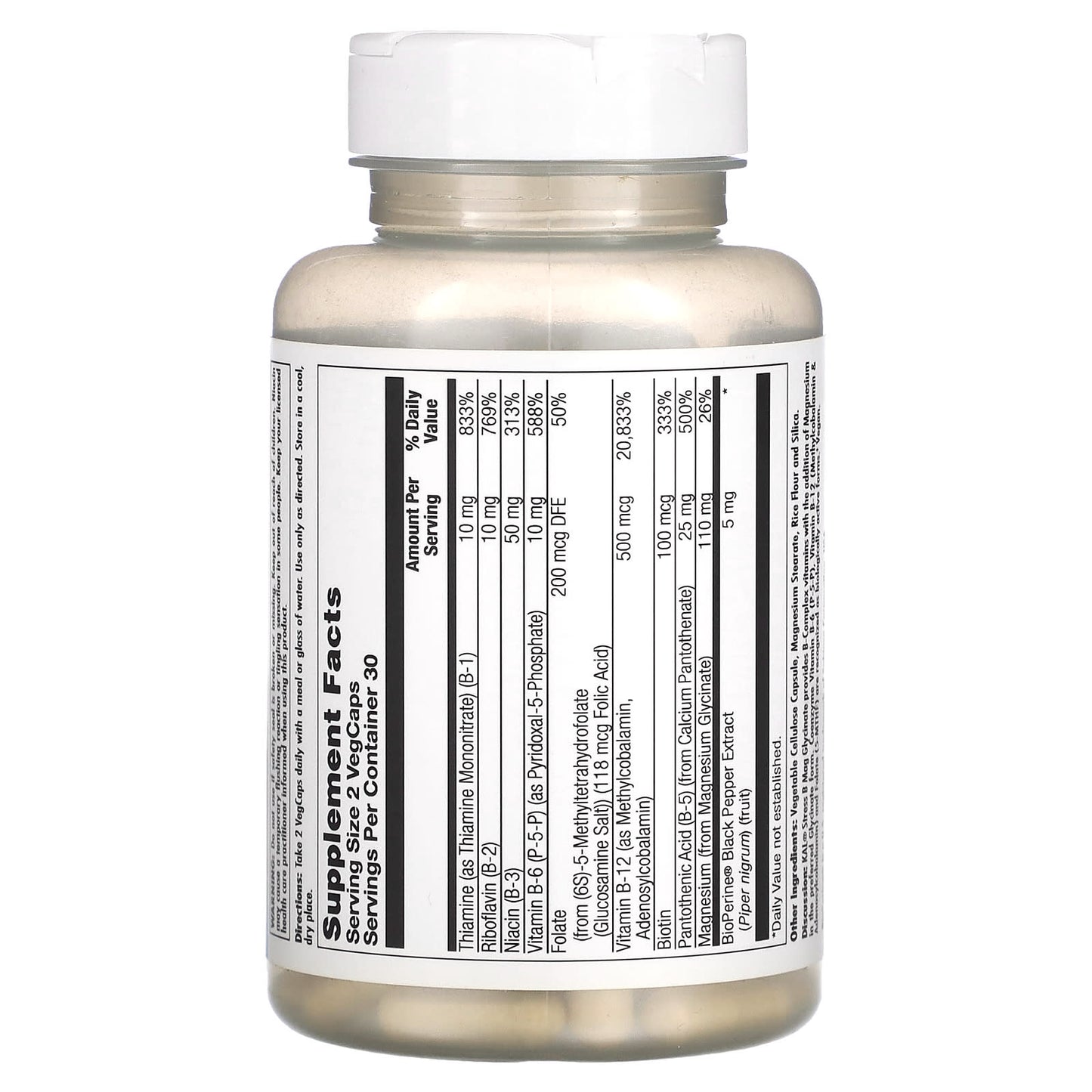 Stress Relief with KAL Stress B Mag Glycinate - 60 VegCaps - Image 2