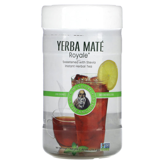 Wisdom Of The Ancient, Yerba Mate Royale, Instant Herbal Tea with Stevia, 2.82 oz (79.9 g) - Image 1