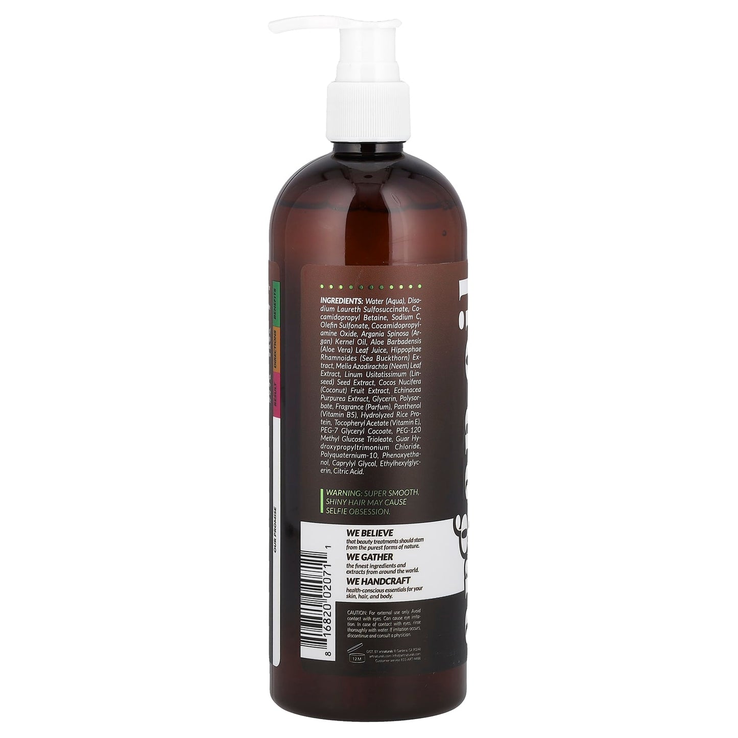 Argan Oil & Aloe Shampoo for Dry, Damaged Hair - 16 fl oz - Image 2