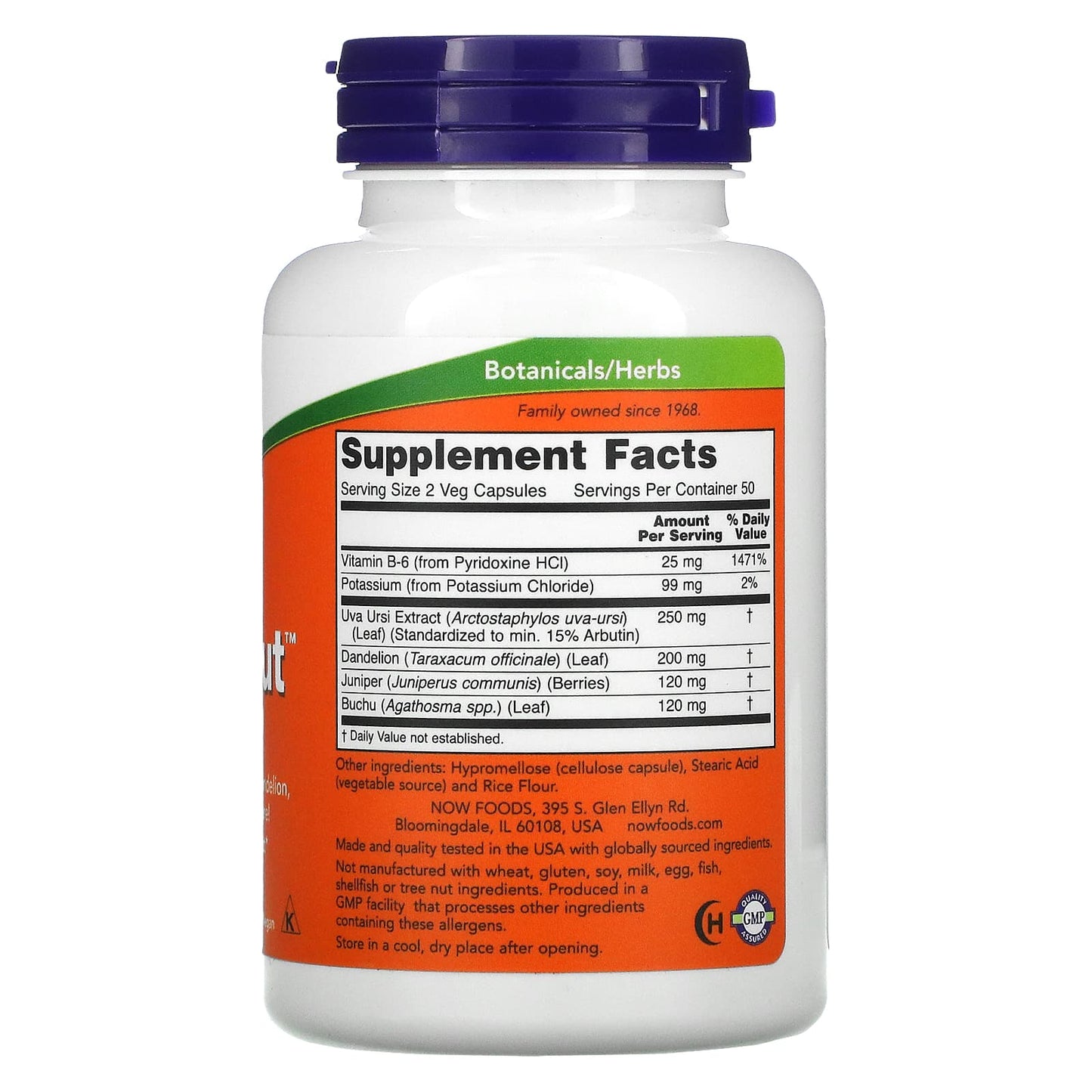 NOW Foods, Water Out, Fluid Balance, 100 Veg Capsules - Image 2