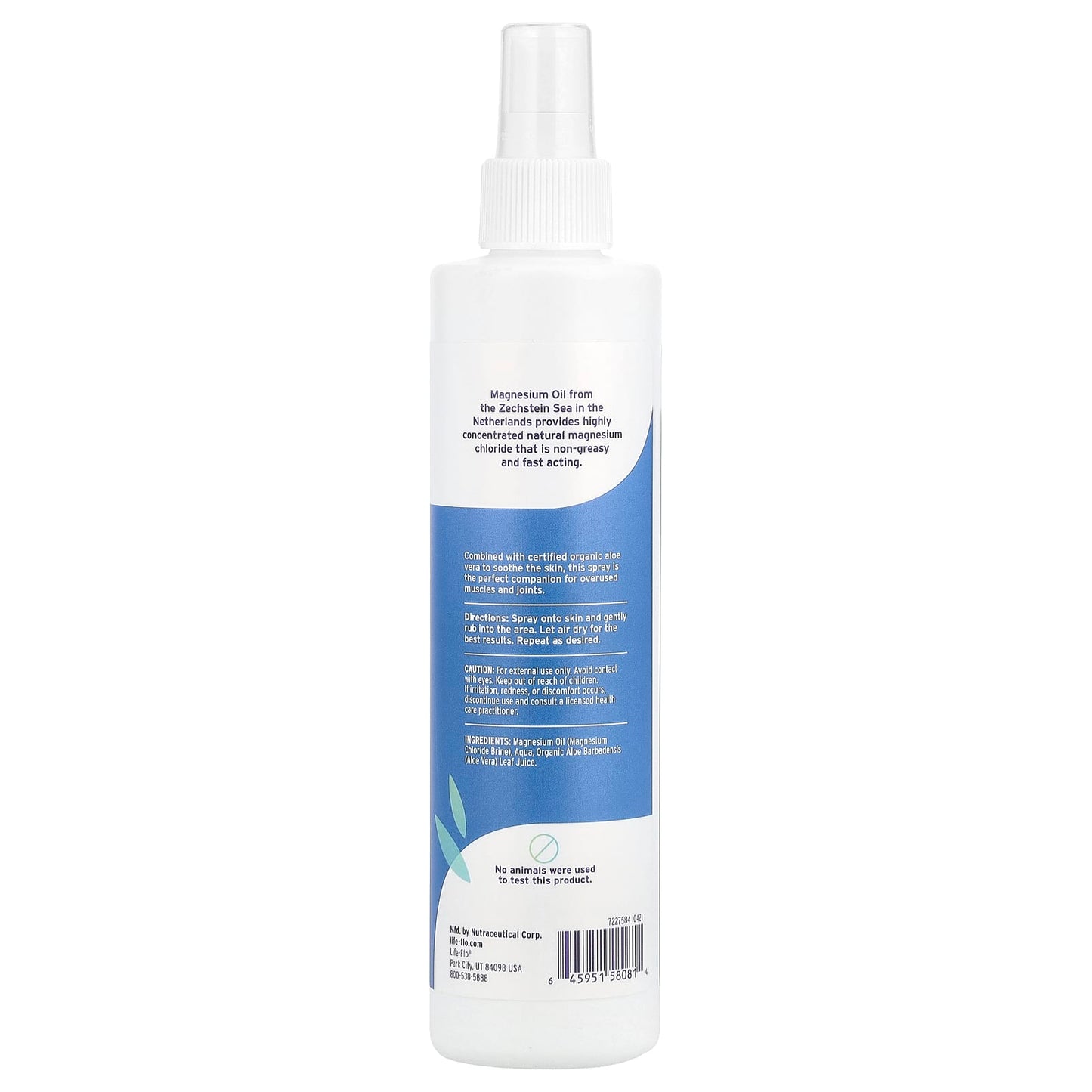 Life-flo, Magnesium Oil Spray with Aloe Vera, 8 fl oz (237 ml) - Image 2